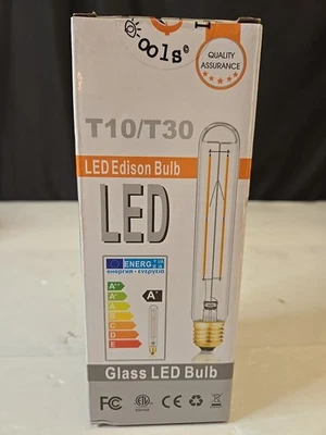 4 Pack Lools T10/T30 LED 6W 2700K  Edison Bulbs - NEW - Image 1 of 3