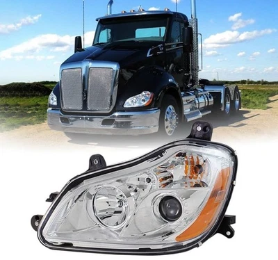 KENWORTH T680 2013-2021 FAROL DO LADO DIREITO DO PASSAGEIRO HALOGÊNIO - Imagem 1 de 4