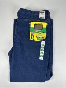 NWT Wrangler Cowboy Cut 936 Slim Fit Denim Jeans Men’s 40x32 Blue Rodeo NEW - Picture 1 of 4