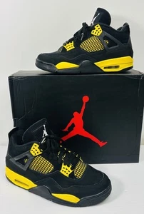 Jordan 4 Thunder Negro Tour Amarillo Talla 8.5 DH6927-017 - Imagen 1 de 12