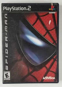 Spiderman PS2 Game Sony PlayStation 2 2002 1st Print Black Label Tested CIB - Picture 1 of 3
