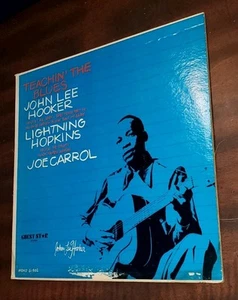 Teachin' The Blues, John Lee Hooker Lightning Hopkins Joe Carroll LP 1964 Mono - Picture 1 of 14