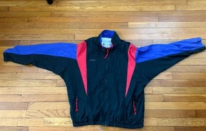 Vintage Columbia Radial Sleeve Jacket Windbreaker 90s Mens Large - Picture 1 of 4