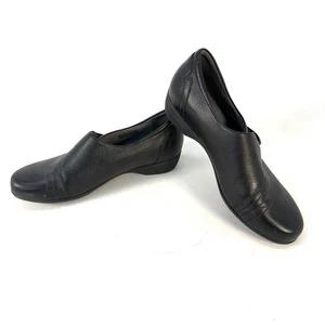 DANSKO Franny Black Milled Nappa Leather Loafer Shoe Flat Size US 9 EUR 40 - Picture 1 of 10