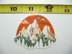 MOUNTAINS PEAKS HIKE HIKING CLIMB DECAL STICKER PRIDE SOUVENIR TRAVEL MEMORIES - Picture 1 of 1