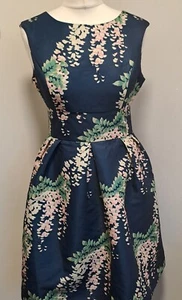 Darling London Jasmine Flared Dress Forest Green, UK 10 Bust 36" Waist 28" L 38" - Picture 1 of 8