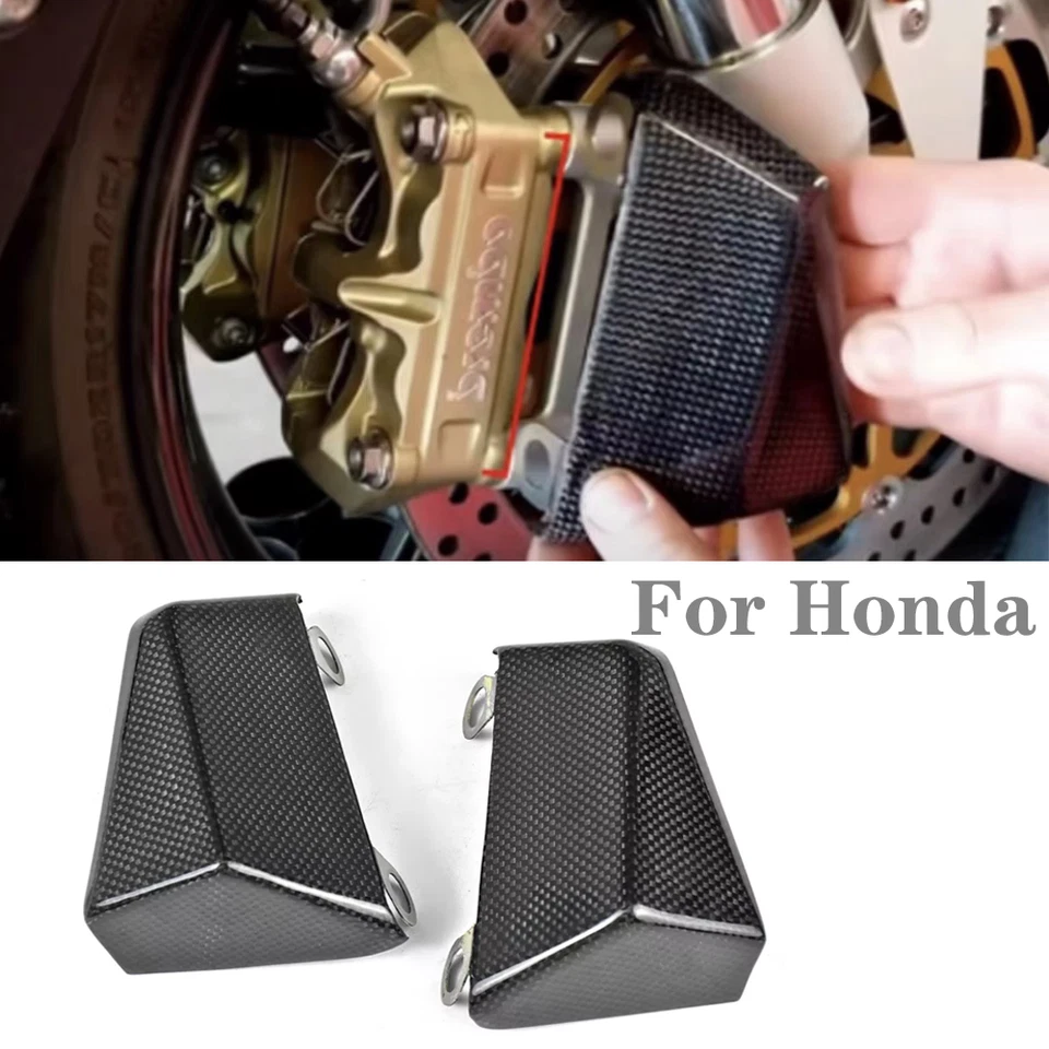 Conductos de aire de freno de fibra de carbono pinza radial de 108 mm para Honda CBR1000RR 04-19 Foto 1 de 4