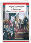 Funny Happy Birthday Note Card for Women and Men - Constitution 0753Z