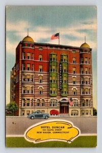 New Connecticut Hotel Duncan, Chapel Street Postkarte - Bild 1 von 2
