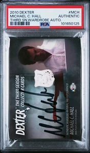 2010 BREYGENT DEXTER MICHAEL C. HALL THIRD WARDROBE RELIC AUTO AUTOGRAPH PSA AUT - Picture 1 of 2