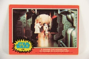 Star Wars 1977 Trading Card #106 A Message From Princess Leia FR-ENG OPC L018796 - Picture 1 of 2