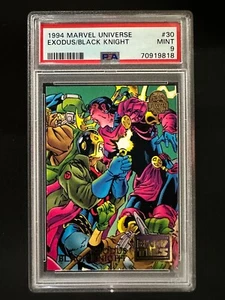 Marvel Universe #30 1994 - Exodus & Black Knight - PSA 9 - Imagen 1 de 2
