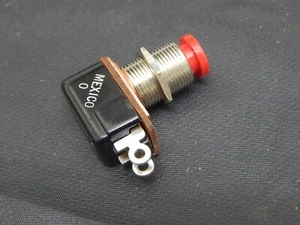 CARLING P27L-RD MOMENTARY PUSH BUTTON SWITCH RED - USA LIGHT SPEED SHIPPING - Picture 1 of 3