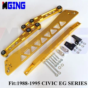 BWR Billet Rear Subframe Brace Control Arm LCA Tie Bar FOR 88-95 Honda Civic EG - Bild 1 von 6