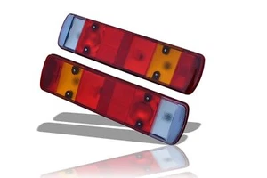 To Fit Scania R P 4 Series Truck Tail Light Lamp Volvo Mercedes Lorry Trailer x2 - Picture 1 of 7