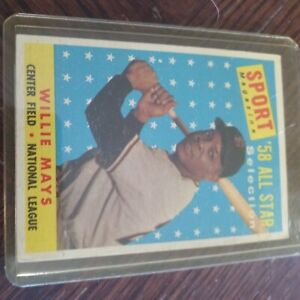 1958 Topps - Sport Magazine '58 All Star Selection #486 Willie Mays