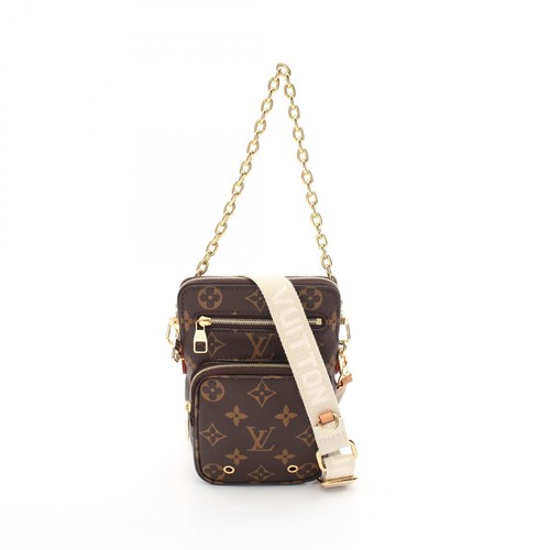 LOUIS VUITTON（LV） Borsa a tracolla Louis Vuitton Utility 2 vie M80746 monogramma marrone usata LV