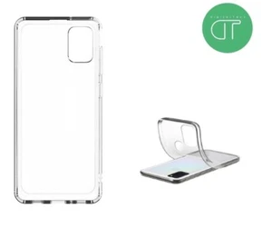 COVER PER SAMSUNG A51 CUSTODIA IN GOMMA MORBIDA TRASPARENTE CLEAR ANTIURTO TPU - Picture 1 of 3