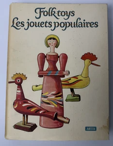 Folk Toys Les Jouets Populaires by Emanuel Hercik 1951 Dust Cover & Box - Picture 1 of 19