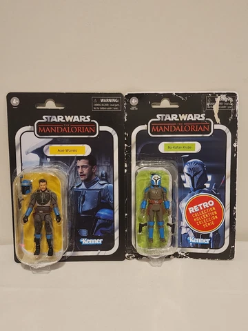 Star Wars The Mandalorian Opened Axe Woves and Bo-Katan Kryze 3.75" Figure Cover