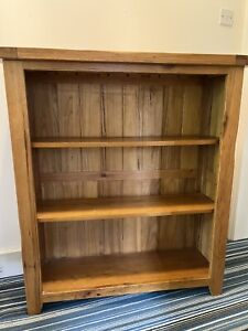 Oak Furnitureland Rustic Solid Oak Small Bookcase - Excellent Condition