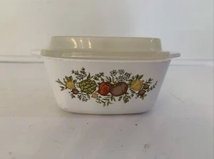 Vintage Corning Ware SPICE O' LIFE Small Baker Casserole with lid - Picture 1 of 4
