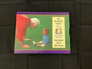 1999 **UNC** Australian Mint Set (6 coins) “International Year Of Old Persons” - Picture 1 of 2