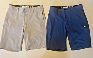 **NEU** Hurley All Day Herren Hybrid Shorts - Größe 30, blau & grau - Bild 1 von 7
