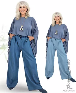LAGENLOOK Marlene Jeans Hose blau XL XXL XXXL 44 46 48 50 52 54 - Bild 1 von 22