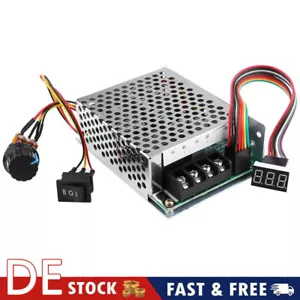 DC 10-55V Motor Drehzahlregler Reversible Schalter 12V 24V 36V 60A PWM CW / CCW - Bild 1 von 9