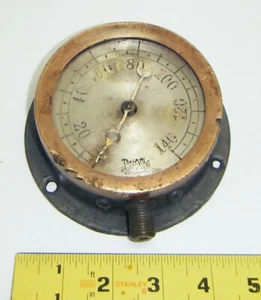 Vintage/Antico 1914 - The Ashton Valve Co. 4 pollici Manometro n. 261 298 - Foto 1 di 14
