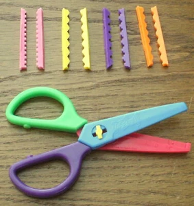 Tijeras completas vintage LISA FRANK Crazy Crafty Cutters - Imagen 1 de 2