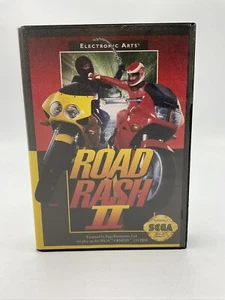 Road Rash II (Sega Genesis, 1992) American Version Sold In Japan - Picture 1 of 3