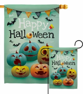 Pumpkin Patch Boo Garden Flag Halloween Fall Decorative Gift Yard House Banner - Picture 1 of 17