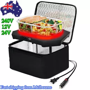Mini horno portátil 3 en 1 240 V/12 V/24 V fiambrera climatizada para coche camión oficina AU - Imagen 1 de 6