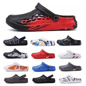 Gartenschuhe Herren Gummi Männer Hausschuhe Damen Pantoletten Badeschuhe Sandal - Bild 1 von 37