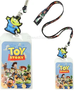 Disney Pixar Toy Story Personajes Pandilla Cordón Tarjeta de Identificación Pin Soporte Alienígena Dije - Imagen 1 de 3