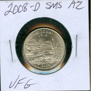 2008 D ARIZONA QUARTER ULTRA FINEST GRADE SMS 99 CENTS SHIPPING - Picture 1 of 2