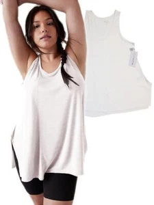 TOP DE MANGA CORTA ATLETA para mujer Magnolia blanco relax cuello de vna nuevo con etiquetas 1x - Imagen 1 de 6