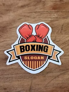 🥊BOXING Sticker Fighting Laptop Sticker Chromebook Heavy Weight Boxing Gloves - Picture 1 of 1