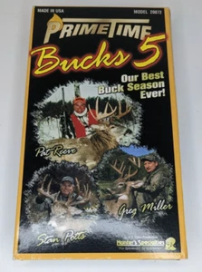 PRIME TIME BUCKS 5 - OUR BEST BUCK SEASON EVER VHS (2001) DEER HUNTING FREE SHIP - Picture 1 of 2