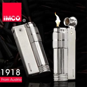Vintage IMCO 6700 Edelstahl Old Style Benzin Zigaretten Öl Feuerzeug 2023 - Bild 1 von 12