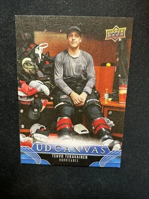 23-24 UD Sereis 2 Hockey UD Canvas C137 Teuvo Teravainen - Image 1 of 2