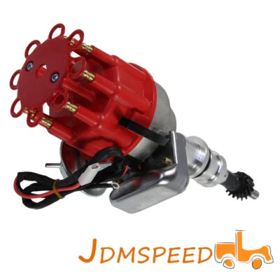 Tapa roja HEI Performance Distributor para Ford 289 302 bloque pequeño SBF listo para funcionar Foto 1 de 4