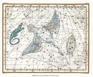 Astronomy Celestial Atlas Jamieson 1822 Plate-11 Art Paper or Canvas Print - Picture 1 of 1