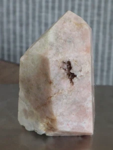 PINK AMETHYST CHUNKY FREEFORM 2.94 INCHES TALL/ 230.3 GRAMS - Picture 1 of 7