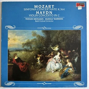 YEHUDI MENUHIN MOZART SINFONIA CONCERTANTE K.364 EMI CFP 4525 - Picture 1 of 4