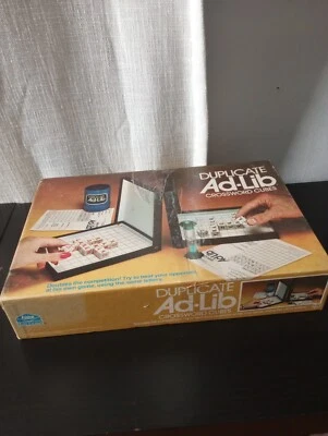 Vintage Duplicate Ad-Lib Crossword Cubes Game (1976) Complete - Image 1 of 4
