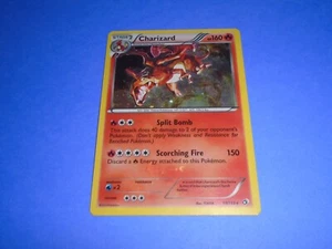 Pokemon TCG Charizard (Legendary Treasures 19/113) Cosmos Holo Swirl LP - Picture 1 of 8