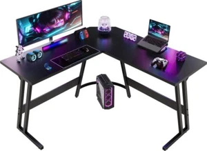 Devoko L Shaped Gaming Desk Corner Gaming Desks 120X120X75Cm Computer Gaming Des - Picture 1 of 7